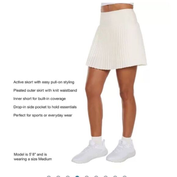 GAP Cream Pleated Skirt - Picture 4 of 9